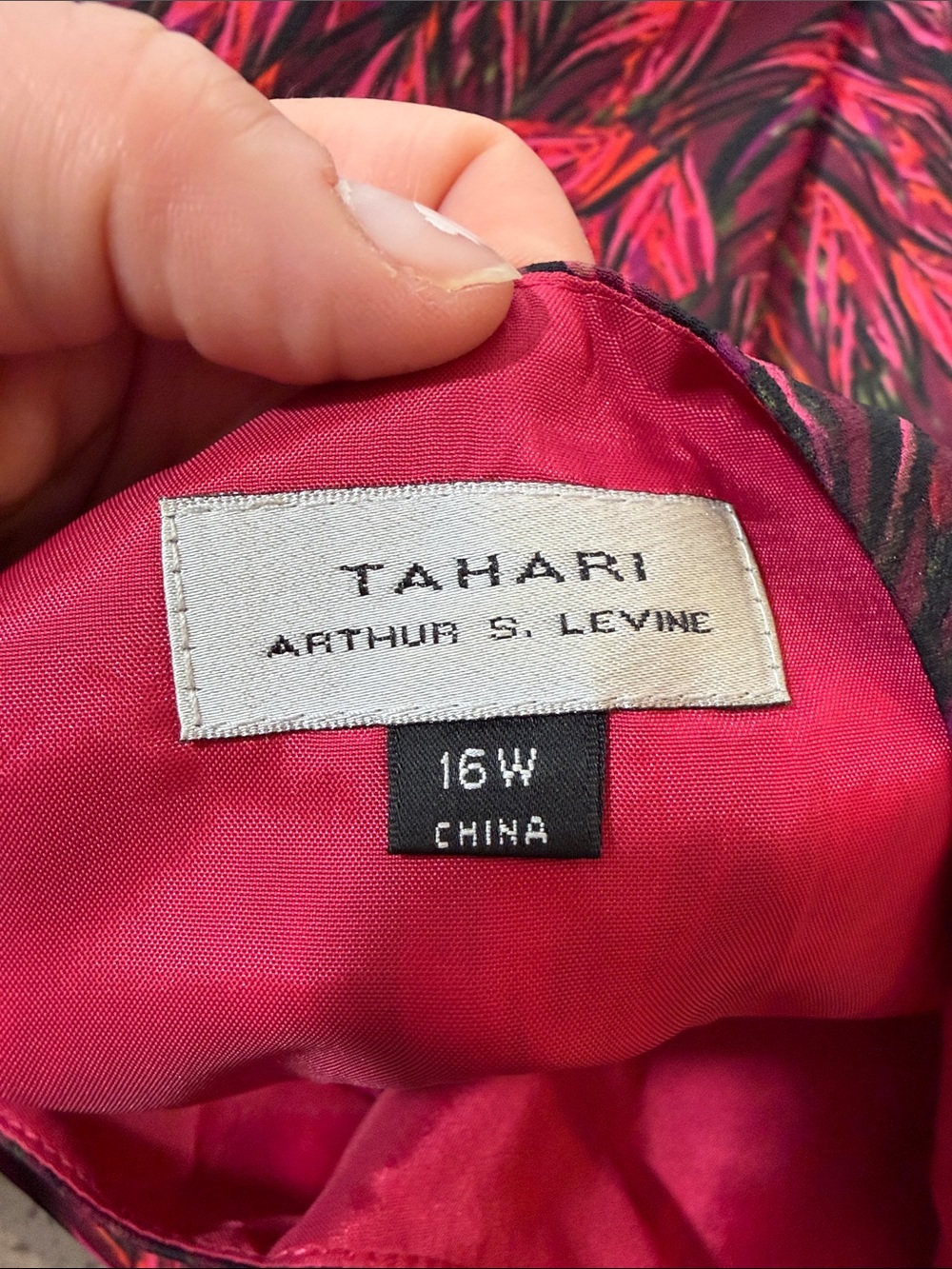 NWT Vintage Tahari Womens Floral Summer Blouse Plus Size 16W Colorful Bohemian - Picture 5 of 9